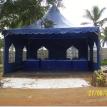 tent 20 x 20 ft - blue with sides cloth