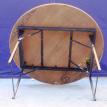 ROUND TABLE - 4 FT DIA - BHARAT BRAND - FRAME VIEW