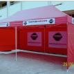 folding tent 10 x 20 - with 3 sides cloth branding with flex