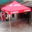 folding tent 10 x 10 ft - with branding rubber printing - 